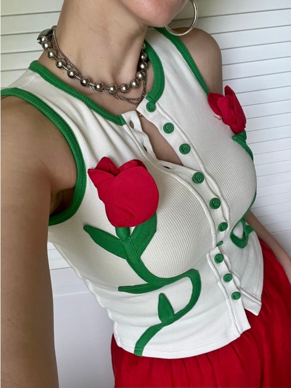 Boyko Cindy Flower Tank Top